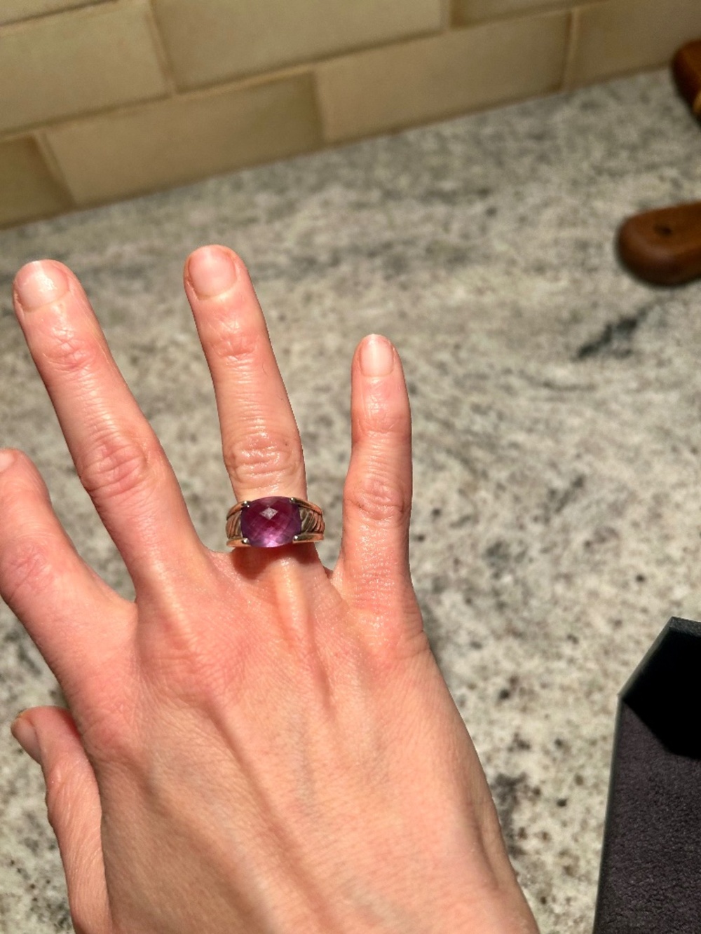 David Yurman vintage gemstone ring